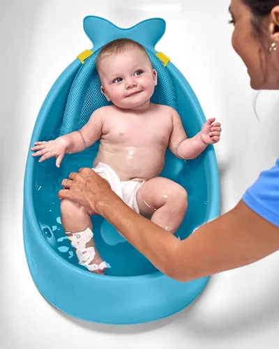 Miniatura 2 de Bañera para bebés Skip Hop Moby, 3 en 1 Smart Sling Tub, azul, Azul