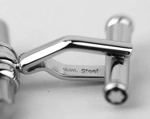 Miniatura 3 de Montblanc Gemelos clásicos de acero inoxidable 110672, Acero inoxidable