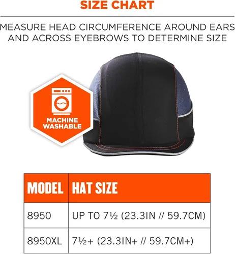 Miniatura 6 de Gorra de seguridad, estilo gorra de béisbol