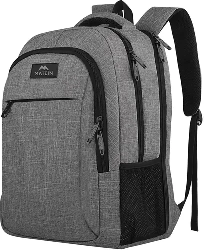 Miniatura 9 de Mochila para portátil de viaje, para negocios, antirrobo, delgada, duradera, con puerto de carga USB, resistente al agua, para colegio, para mujeres