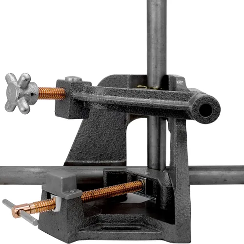 Miniatura 3 de Tornillo de fijación de 3 ejes con tornillo de acción rápida, dos soportes, brazo oscilante con junta de inglete de 3.75 pulgadas, espacio en T