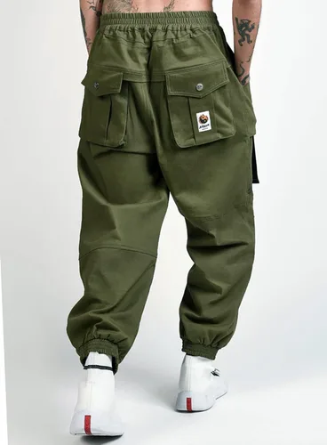 Miniatura 4 de Niepce Inc Pantalones cargo japoneses para hombre con correas