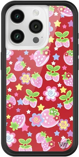 Miniatura 15 de Wildflower - Fundas compatibles con Apple iPhone 15 Pro Protector de goma negro, certificado de prueba de caída de 4 pies, propiedad de mujeres