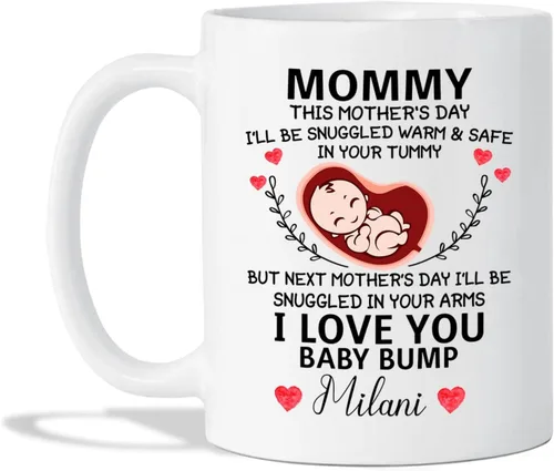 Miniatura 24 de Tazas de té personalizadas para mamá y 3 niños, tazas de café personalizadas para mamá, regalos para madre, taza madre personalizada con nombres