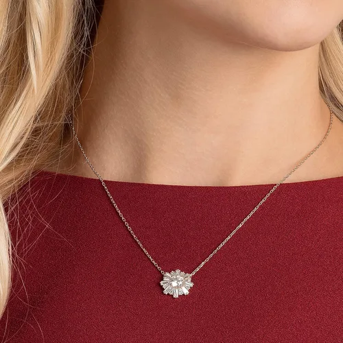Miniatura 4 de SWAROVSKI Sunshine Necklaces and Earrings Jewelry Collection, Clear Crystals, Pink Crystals, Rose Gold-Tone Finish
