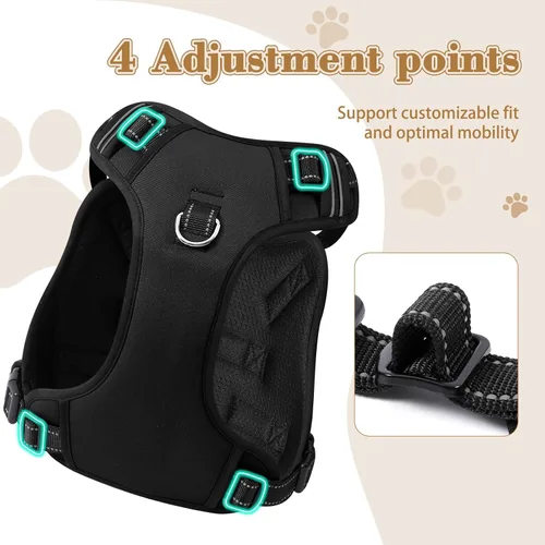 Miniatura 3 de Arnés de elevación para perros NOYAL para mascotas mayores y lesionadas – Arnés de soporte de cuerpo completo con malla transpirable, asistencia