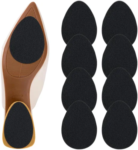 Miniatura 8 de GADEBAO - Almohadillas antideslizantes para zapatos, autoadhesivas, con suela antideslizante, silicona sin olor de primera calidad, agarre Negro
