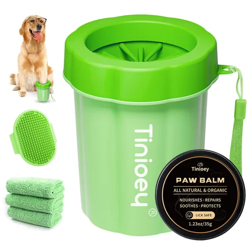 Miniatura 11 de Limpiador de patas de perro Tinioey para perros pequeños, lavador de patas de perro, limpiador de patas fangosas, limpiador de pies para mascotas