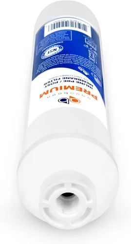 Miniatura 6 de Aquaboon Filtro de carbono en línea T33 - Filtro de agua en línea de 1/4 para refrigerador T33 en línea Ro Post/Cartucho de filtro de agua de pulido