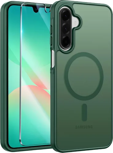 Miniatura 342 de FNTCASE - Funda para iPhone 16 Pro: magnética, mate, translúcida, de grado militar, protectora contra caídas, resistente, fina, duradera y a prueba