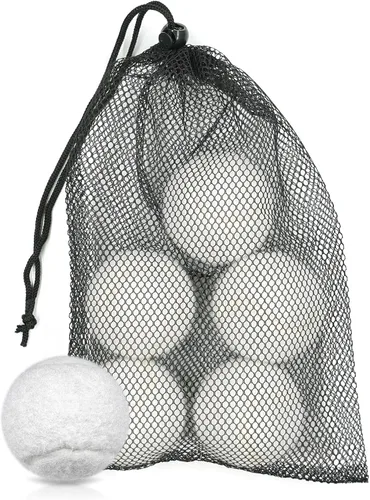 Pelotas de tenis, 6 unidades, pelotas de tenis de entrenamiento, vienen con bolsa de malla para un fácil transporte, para principiantes, de alta