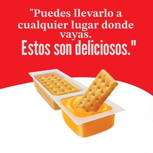 Miniatura 11 de Handi-Snacks RITZ Crackers 'N Cheesy Dip Paquetes de Aperitivos, Aperitivos Escolares, 20 Paquetes de Aperitivos