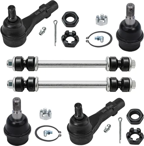 Miniatura 247 de Detroit Axle – Kit de suspensión delantera para Hyundai 2013-2018 Santa Fe 2 enlaces de barra de estabilizador 4 varillas de amarre interiores