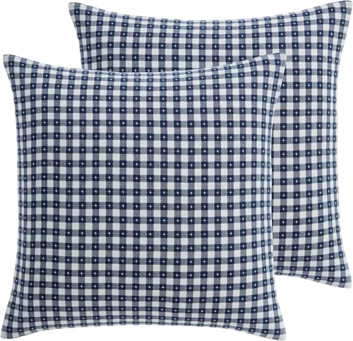 Miniatura 29 de Levtex Home - Juego de edredón Camden tamaño matrimonial (96 x 110 pulgadas) con dos fundas de almohada estándar (26 x 20 pulgadas), patrón a Azul