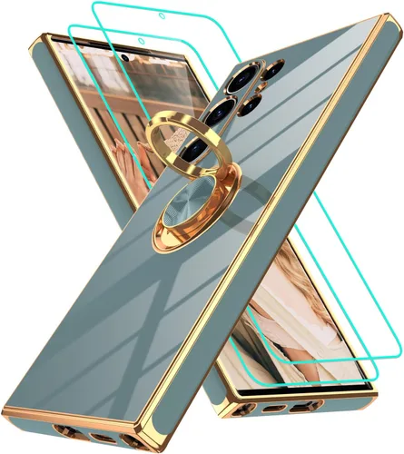 Miniatura 151 de Gritup Funda para Samsung Galaxy A14 5G: Funda Samsung A14 con 2 Protectores de Pantalla, Soporte de Anillo con Rotación 360°, Soporte Magnético