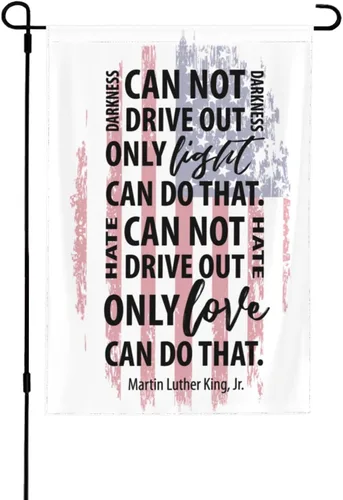 Miniatura 11 de Martin Luther King MLK - Bandera de jardín con texto en inglés "I Have A Dream", 12.5 x 18 pulgadas, banderas decorativas decorativas de doble cara