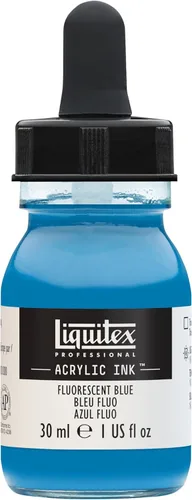 Miniatura 41 de Liquitex - Pintura acrílica profesional INK! Jarro de 1 onza, color blanco de titanio Bronce Rico Iridiscente