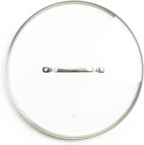 Blue Diamond Tapa universal de vidrio templado de 7 pulgadas, sartén para saltear, cacerola, olla, apto para horno hasta 350 °F, apto para
