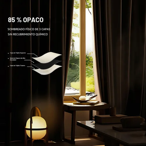 Miniatura 4 de Divisor de habitación con rieles para cortinas montadas en el techo, juego extra ancho de cortinas opacas con rieles flexibles para dormitorio