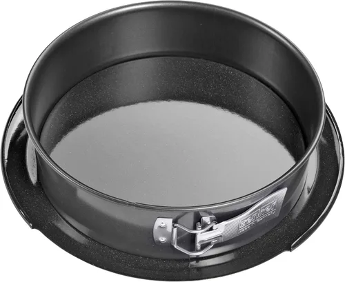 Miniatura 4 de Zenker Molde desmontable rectancular Deluxe con base plana Ø28cm en negro-metálico, Esmalte, 13.2 x 13.2 x 5.5 in