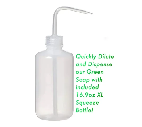 Miniatura 6 de Tintura ultra concentrada de 16.9 oz de jabón verde para tatuajes USP: hace 1.3 galones de jabón verde con botella exprimible XL de 16.9 oz