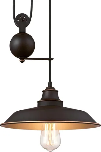 Miniatura 2 de Westinghouse Lighting 6344700 - Lámpara de techo, diseño para un foco., 6363200