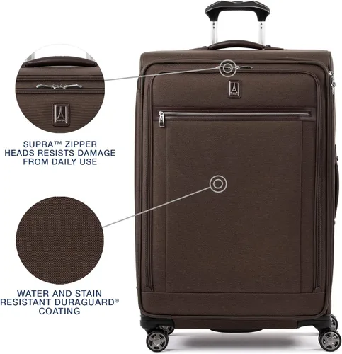 Miniatura 3 de Travelpro Platinum Elite-Softside - Maletas expansible con ruedas giratorias, Espresso intenso), 409186904