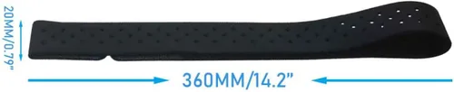Miniatura 2 de 2 unids monitor de frecuencia cardíaca pulsera sensor de frecuencia cardíaca fitness banda de reemplazo 0.787x14.173 in brazalete autoadhesivo