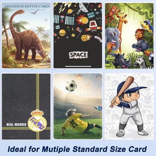 Miniatura 5 de 3000 fundas para tarjetas intercambiables, protectores de tarjetas de plástico transparente para tarjetas de béisbol, tarjetas deportivas MTG