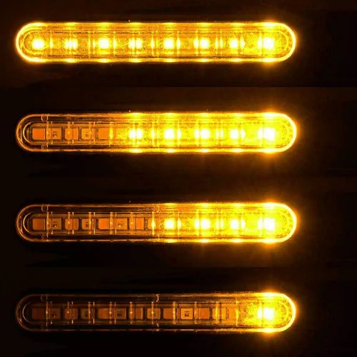 Miniatura 7 de Soporte de matrícula, eliminador de guardabarros, organizador trasero, luces LED de freno y señal de giro para Suzuki DRZ400 S/SM DR-Z (Transparente)