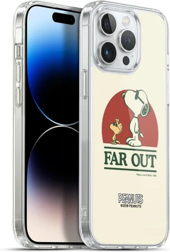 Miniatura 107 de Head Case Designs Funda de gel Woodstock 50th con licencia oficial de Peanuts Snoopy Guitar 1969 [protección de grado militar] compatible con Apple