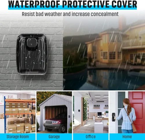 Miniatura 4 de Caja de bloqueo de llaves TEUEN para exterior, caja de bloqueo resistente impermeable con montaje en pared para llave de casa, caja de seguridad