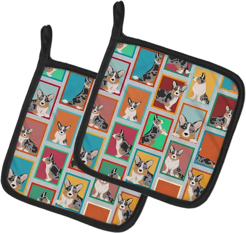 Miniatura 28 de Caroline's Treasures MLM1149PTHD - Juego de soportes para ollas de cocina resistentes al calor, almohadillas calientes para horno para cocinar