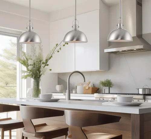 Miniatura 3 de Kira Home Belle - Lámpara colgante industrial contemporánea de 9 pulgadas, longitud ajustable + articulación giratoria de la pantalla, acabado