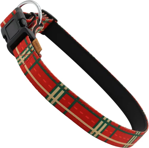 Miniatura 24 de Collar de perro, bonito patrón floral, collar suave y ajustable con hebilla de liberación rápida (S (cuello 11-18 pulgadas, ancho 5/8 pulgadas)