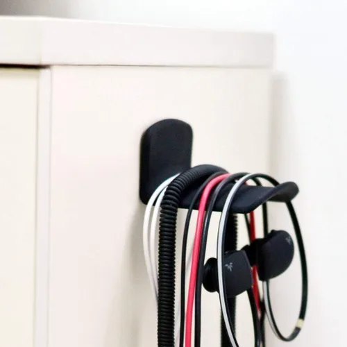 Miniatura 5 de Avantree Neetto HS907 - Soporte para colgar auriculares de pared, gancho para auriculares debajo del escritorio, universal