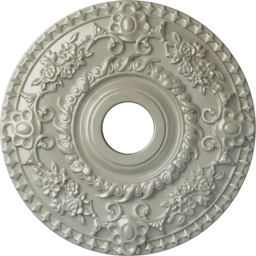 Miniatura 63 de Ekena Millwork CM18RORUS Medallón de techo de rosa, 18.0 in de diámetro exterior x 3.5 in de diámetro interior x 1.4 in de diámetro interior x 1.4