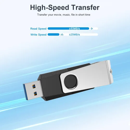 Miniatura 4 de Aiibe Unidad flash USB de 16 GB Memoria USB 3.0 Memoria Stick PenDrive 16GB - Negro