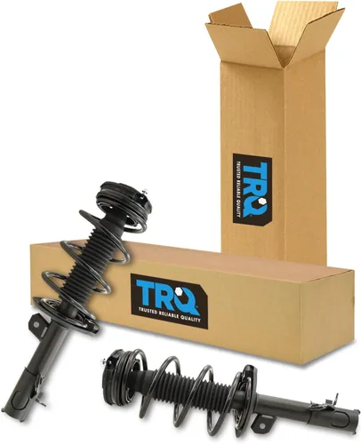 Miniatura 316 de TRQ Conjunto de Amortiguador y Resorte Delantero Cargado con Resorte Helicoidal Pre-ensamblado Compatible con Jeep Cherokee Limited AWD 14-22 Sin