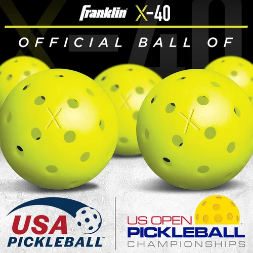 Miniatura 11 de Franklin Sports Juego de paletas y pelotas de pickleball - Raquetas de madera para pickleball + bolas - Activador - Aprobado por USAPA Juego