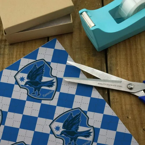 Miniatura 4 de GRAPHICS & MORE Harry Potter Ravenclaw Plaid Sigil - Rollos de papel de regalo
