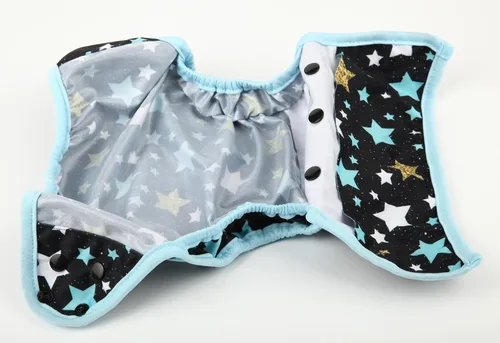 Miniatura 4 de Pañal de tela para bebé, pañal, talla única, 8 libras a 36 libras para niños (estrellas)