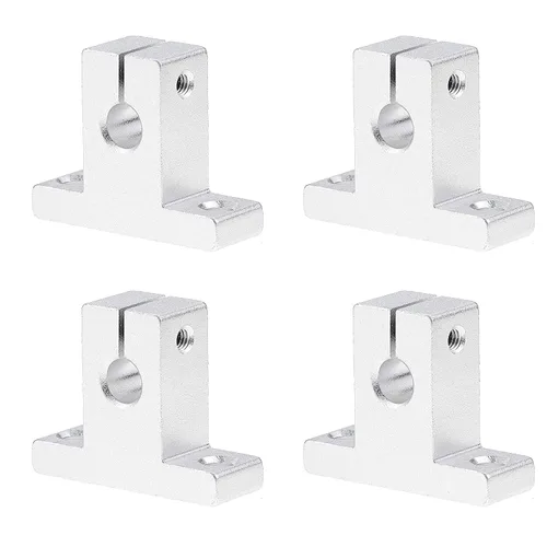 Miniatura 3 de 2 guías de eje de varilla de movimiento lineal de 8 mm x 850 mm con 4 rodamientos de bolas SCS8UU y 4 soportes de riel de aluminio SK8, juego