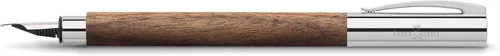 Miniatura 3 de Faber-Castell Ambition - Pluma estilográfica, madera de nogal, extrafina