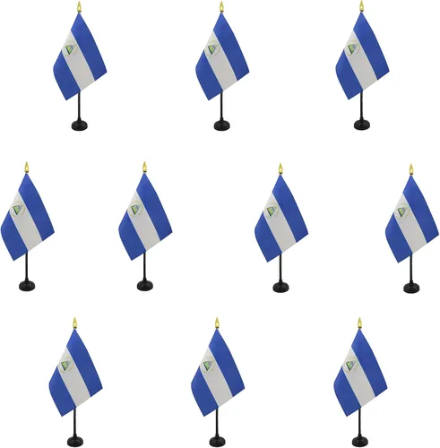 Miniatura 17 de AZ FLAG - Bandera de mesa Colombia de 4 x 6 pulgadas - Mini bandera colombiana de escritorio 100% poliéster 5.9 x 3.9 in - Cartel de oficina