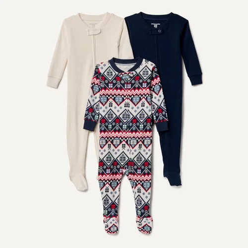 Miniatura 2 de Tienda Essentials Pijamas de vacaciones unisex para adultos, paquete múltiple