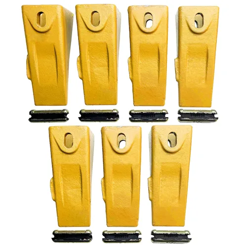 Miniatura 6 de Paquete de 3 dientes de cubo 6737325 con clavijas flexibles 6737326, dientes de cubo compatibles con estilo Bobcat para minicargadora