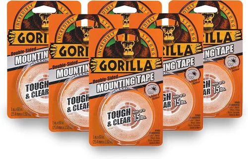 Cinta de montaje transparente Gorilla Tough, Transparente, 6065001-6