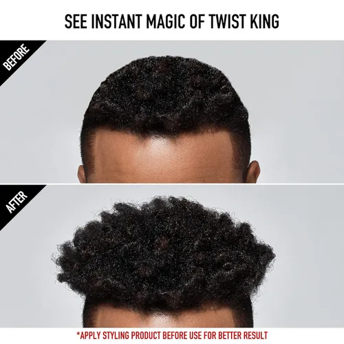 Miniatura 6 de Red by Kiss Bow Wow X Twist King Luxury Twist Styler Cepillo lavable y duradero para rizar el cabello afro (Mini)