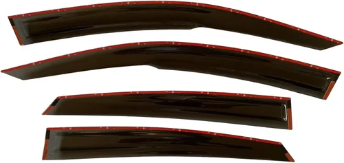Miniatura 7 de 2016-2021 Protectores de Lluvia Adhesivos para Honda Civic Sedan, Deflectores de Visera Lateral EX EX-L LX Sport Touring, Sombras de Ventilación